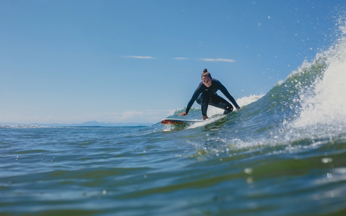 Die erste gr&uuml;ne Welle surfen