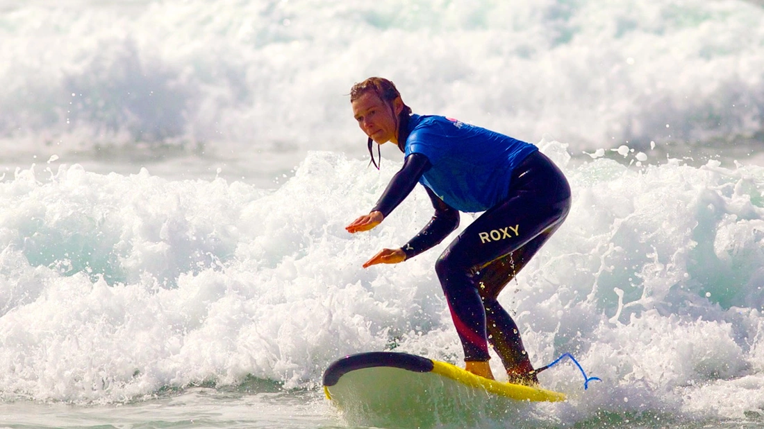 Sommerlicher Onshore-Wind "Nortada" an der Algarve Sommerlicher Onshore-Wind