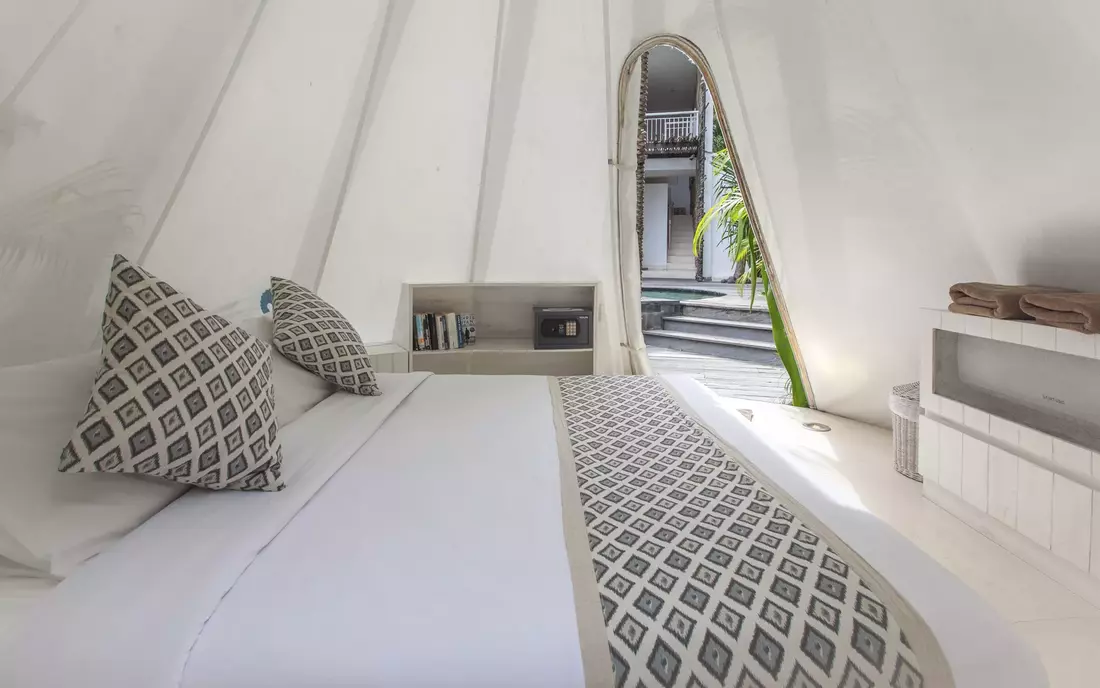 Tipi in Seminyak Surf camp